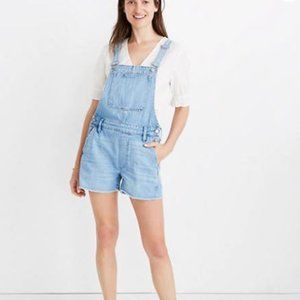 Madewell denim shorts overalls